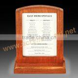 Hot Sale in European Customized Wood Chalkboard /bar Menu Wooden Clipboard thumbnail-2