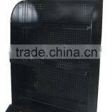 Custom Service Station Store Floor Metal Display Stands for Oil/metal Rack With Wheels/moving Display Shelf With Wheel thumbnail-1