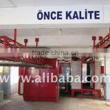 Semi-automatic Powder Coating Curing Ovens With Overhead Conveyor