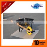 6-cu-ft. Folded steel Wheelbarrow