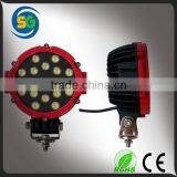 Wholesale Round Black Red Color 7inch 51W Led 4x4 off Road Driving Light thumbnail-2
