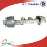 Round Beam Heavy Duty Semi Trailer Fuwa Type Axle thumbnail-1