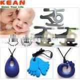 Wholesale Baby Teething Pendant Copy Gemstone Silver Style Jewellery uk thumbnail-2