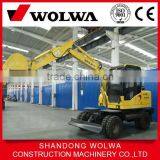 Small China Brand Wheel Hydraulic Excavator for Sale thumbnail-1