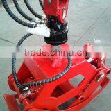 Forest Equipment Tractor Use Hydraulic Log Trailer Wood Trailer Timber Loading Trailer Log Wagon With Crane Grapple thumbnail-5