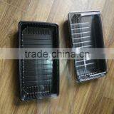 Food Garde Disposable PS Black Food Package Box Plastic With Lid thumbnail-4