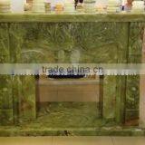 New Style DARK GREEN ONYX FIREPLACES thumbnail-3