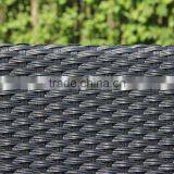 Patio Outdoor Black Color Resin Rattan Garden Arm Chair thumbnail-4