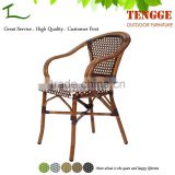TG15-0162B French Style Outdoor Rattan Patio Furniture Bamboo chair