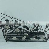 Decorative Artistic Fashion Simple Vintage Metal Wire Basket thumbnail-1