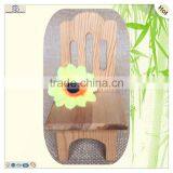 Cute Carved Craft Small Furniture Wooden Chair Bench thumbnail-4