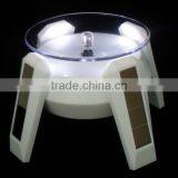Solar Powered Rotary Display Turntable With LED Light Factory Cheap Price For Sale thumbnail-4
