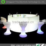 New Product High Quality Waterproof Led Furniture , 16 Colors Change With CE,ROHS Cerfiticate LED Cocktail Table and Chairs