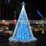 Home and Outdoor Garden Edging Decoration 2m to 16m or 6.5ft to 53ft Height Artificial Large 3d LED Christmas Tree E06 3012 thumbnail-1