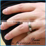 High Quality Stainless Steel Engagement Wedding Ring His and Hers Sets thumbnail-6