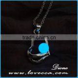 Plated Noctilucent Necklace Pendant Women Heart Shape Glow Dark Necklace thumbnail-4