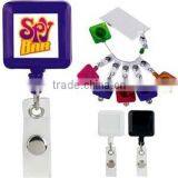 Square Shape Retractable Badge Holder thumbnail-1