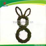Easter Rattan Bunny Decorations thumbnail-1