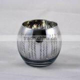 Hot Sale Silver Color Vintage Glass Candle Holder thumbnail-1