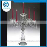 5 Arms Crystal Candelabra Wedding Centerpieces thumbnail-1