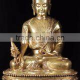 Asia Fengshui Indoor Zen Garden Metal Crafts Bronze Budha Statue for Sale thumbnail-3