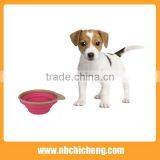 Animal Collapsible Bowls, Silicone Feeding Bowls, Dog Rubber Folding Bowl thumbnail-3