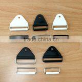 Black White Color Plastic NYLON Chafe With Metal Rectangle Ring and Roller thumbnail-2