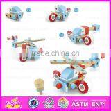 DIY 28PCS Wooden Screw Airplane Toys for Kids,Wooden Toy Screw Nut Combination for Children W03C018 thumbnail-4