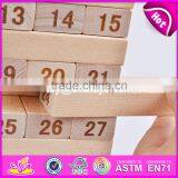 Best Sale 51 Pcs Building Toys Wooden Educational Play Blocks for Toddlers W13D150 thumbnail-6