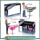 6/PCS Musical Instruments Plastic Drum Set Toy QS150806074 thumbnail-1