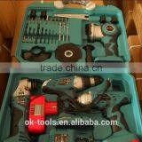 2014 New Modern Electric Drill Angle Grinder Impact Wrench Power Tool Sets 4 in 1 Combo Kit Tool Box thumbnail-6