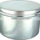 ROUND Candle Box Metal Tin Can thumbnail-1