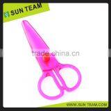 CS001 4-3/4" Full Plastic Cut Paper Kids Safe Scissors thumbnail-1