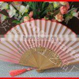 High Quality Bamboo Japanese Silk Gift Fan thumbnail-2
