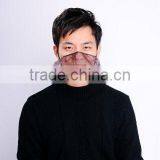 Disposable Non Woven Purple Beard Net thumbnail-1