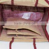 Supermarket Non Woven Wine Shopping Bag Can Custom Logo Printed Promotion thumbnail-4