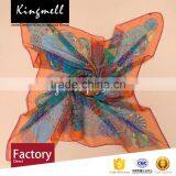 Chinese Factory Supplier Hot Selling Digital Print Silk Scarves and Shawls thumbnail-2