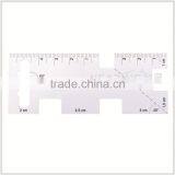 Kearing Transparent Plastic Measuring Gauge for Sewing & Tailor & Fashion Design Erose Rulers#5732