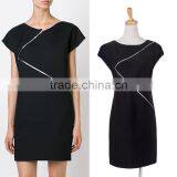 Ladies Office Dresoffice Work Wear Knee Length Casual Dress thumbnail-2