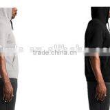 Mens Womens Hip Hop Hooded Fleece Basketball 100% Cotton Sets Sport Fleece Autumn Winter Short Sleeves Custom Fleece thumbnail-4