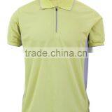 Hot Sale Fashion Unisex Polo T-Shirt With Zip thumbnail-3