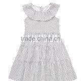 Wholesale Baby Clothes Boutique Design Kids Polka Dot Dress Cotton Girl Party Wear Dresses thumbnail-1