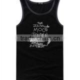 2017 New Fashion Design OEM Customized 3D Print Your Own Brand LogoSportswear 95%Cotton 5%Spandex Plain Gym Stringer Men Singlet thumbnail-4