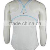 China Manufactory High Quality Dri-fit White Low MOQ Custom Vests thumbnail-4