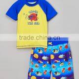 New Fashion Boys Sportswear With Yellow And Blue Under the Sea Rashguard Set Boys Rashguard Kids Wear B-NP-TR905-390 thumbnail-1