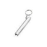 PS, METAL Material LED Flashlight Keyring With Printed for Promotional Gifts, Ornaments