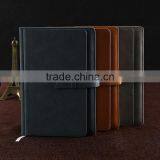 Wholesale A6 PU Cover Custom Printing Logo Office Business Notebook thumbnail-3