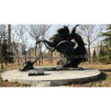 Bronze Casting Art Lion Sculpture for Royal Decor in Garden thumbnail-3