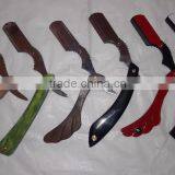 Single Blade Stainless Steel Metal Shaving Razor With Wood Handle thumbnail-5