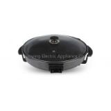 38cm sized half glass cover CE GS ROHS CB approvaled 1500W electric pizza maker